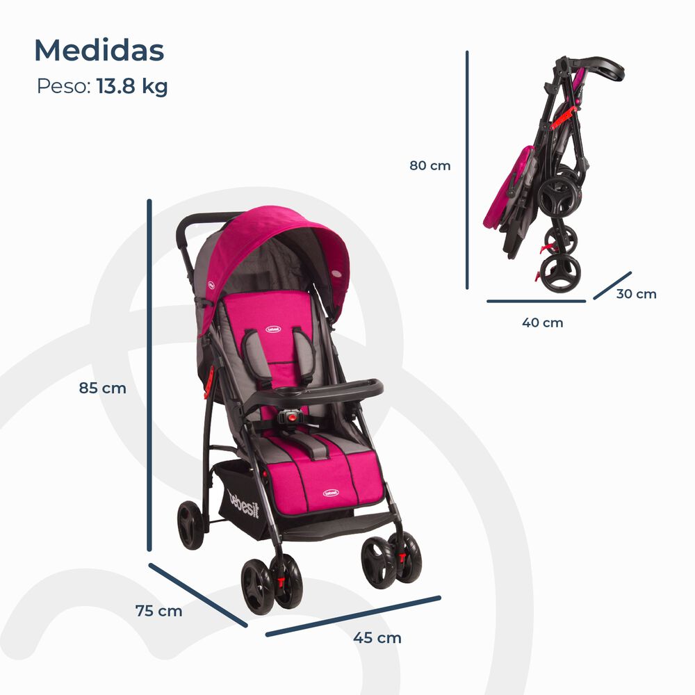 Coche Travel System Summer Rosado image number 5.0