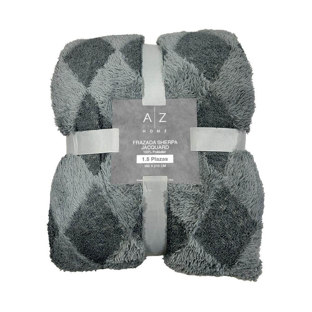 Frazada Sherpa Azhome Jacquard / 1.5 Plazas image number 1.0
