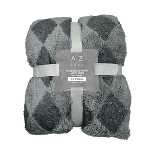 Frazada Sherpa Azhome Jacquard / 1.5 Plazas