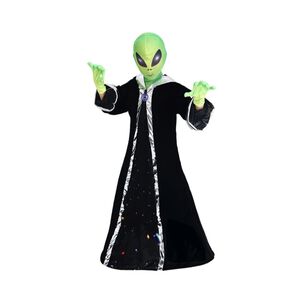 Disfraz Alien Marciano M&iacute;stico Stardy Infantil Para Ni&ntilde;os Verde Cosplay Extraterrestres Espacial Ideal Para Fiesta, Halloween