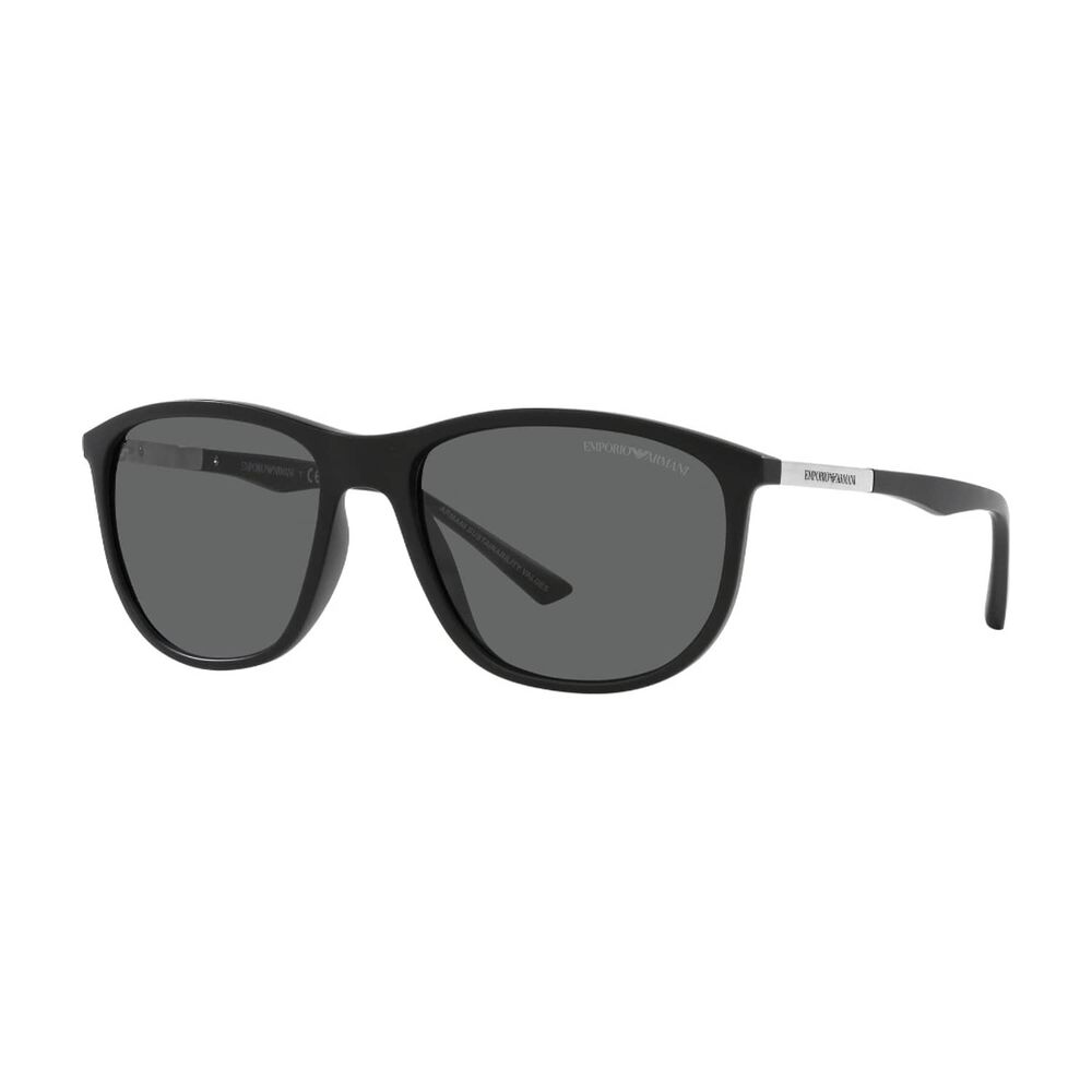 Lentes De Sol Matte Black Emporio Armani image number 1.0