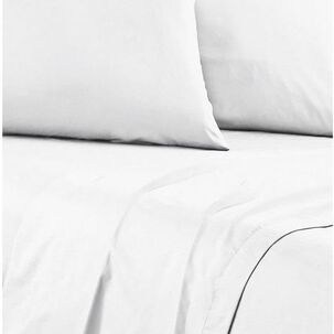 Sabana Andes Microfibra Lisa Blanca 1.5 Plazas O Sab004012