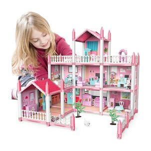 Casa De Mu&ntilde;ecas Rosada