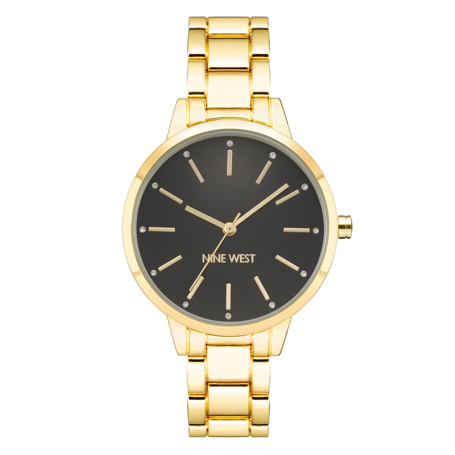 Reloj Dorado Nine West Mujer Nw/2098bkgb image number 0.0