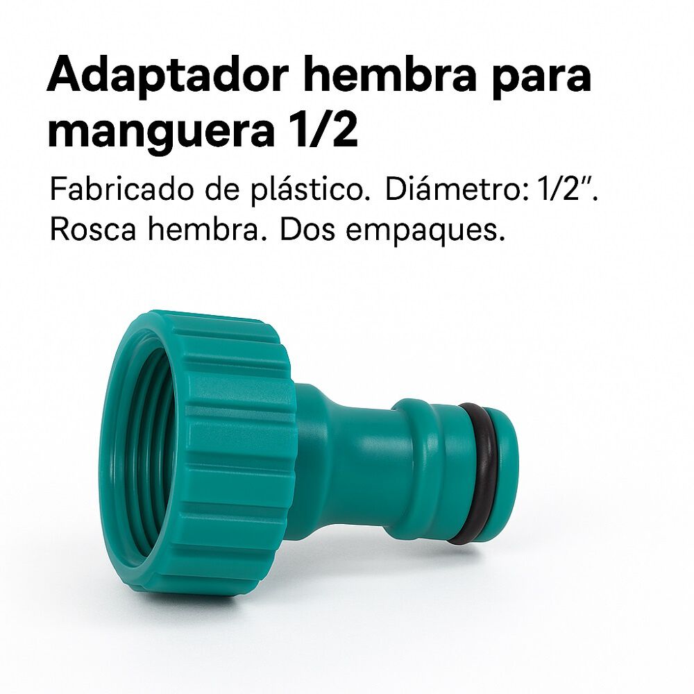 Adaptador Hembra P/manguera 1/2 Green Seasons K612 image number 2.0