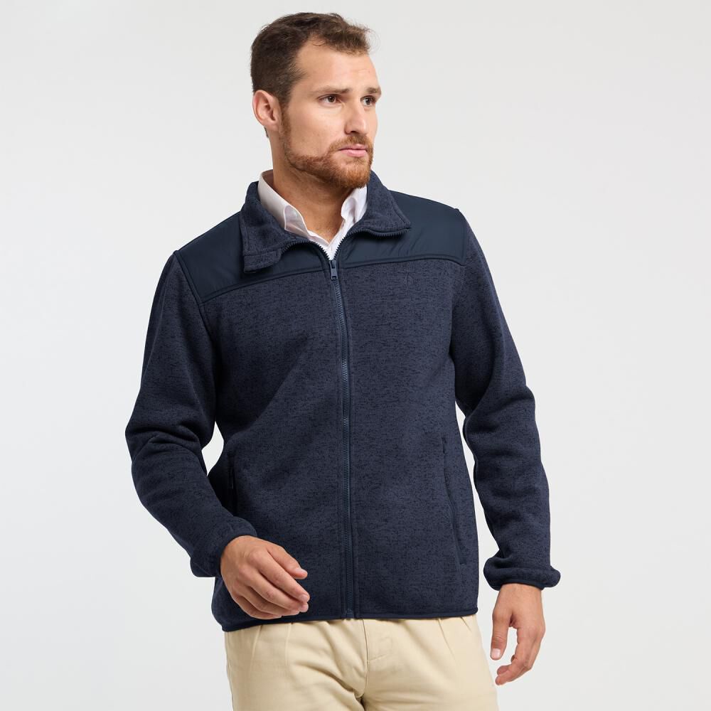 Polerón Bloque Color Regular Cuello Alto Hombre Herald image number 0.0