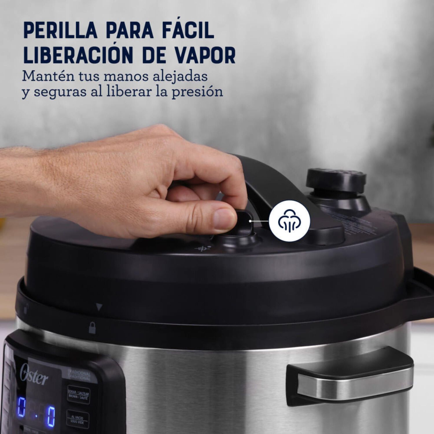 Oster Multiolla, Turbo, 7.5 L De Capacidad, 14 Funciones Recubrimiento Oster Diamondforce, Ckstpcect75df image number 6.0