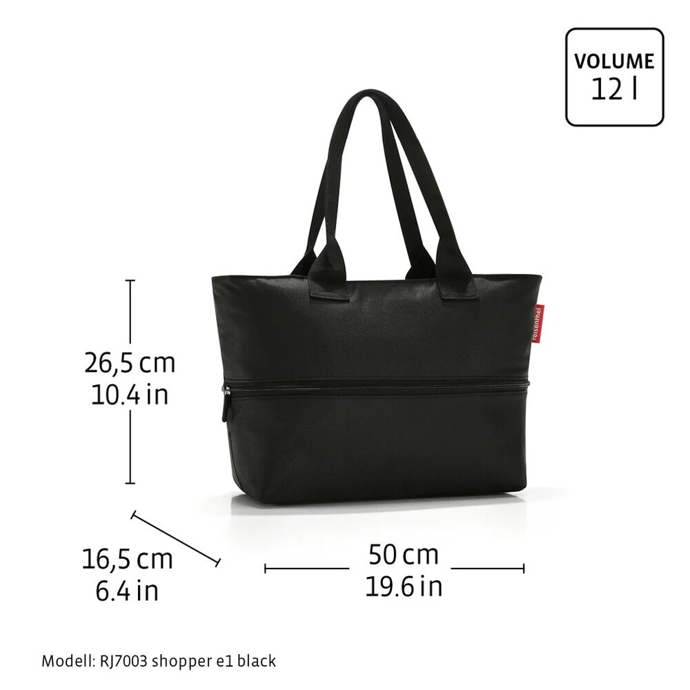 Bolso De Compras Shopper E1 - Leo Nero image number 4.0