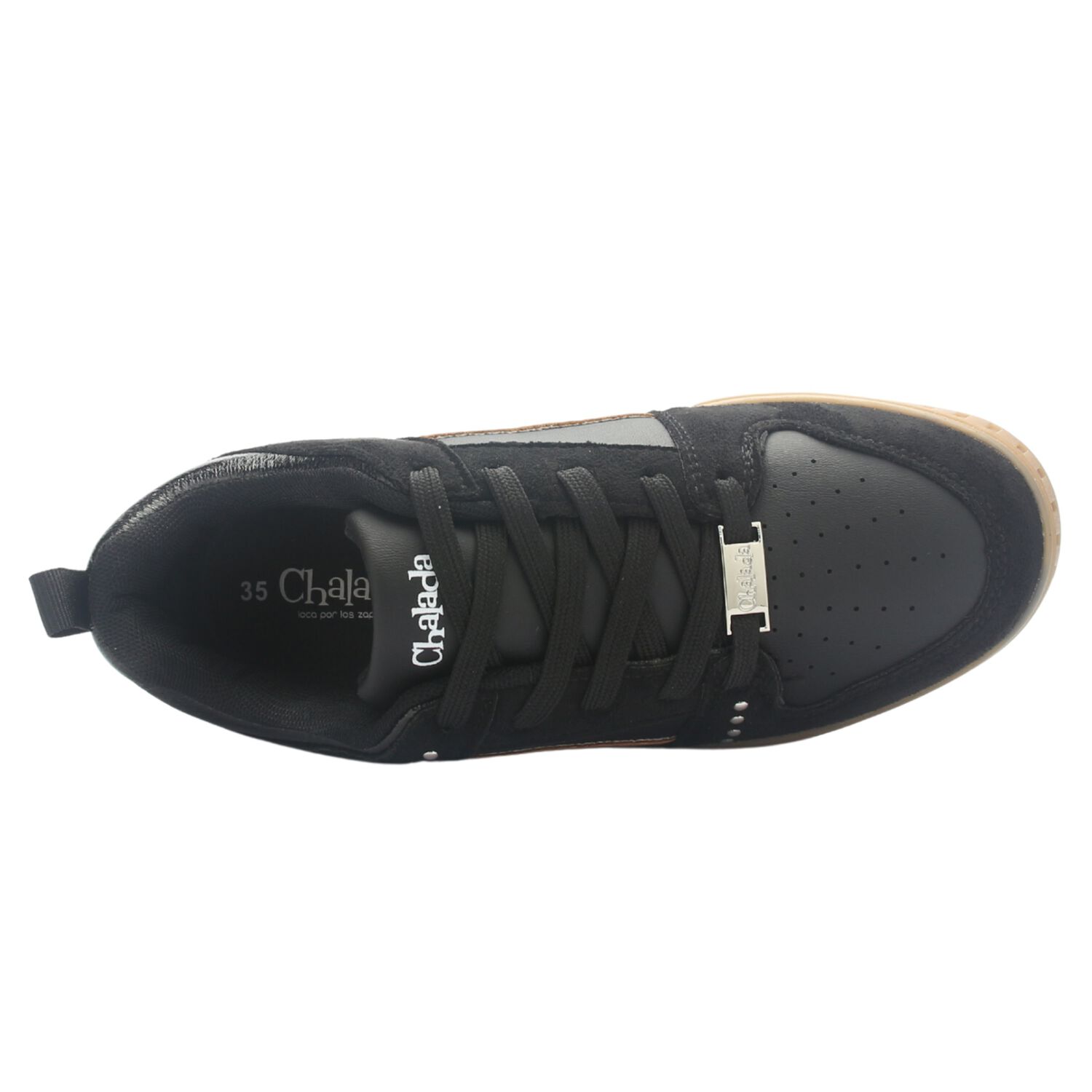 Zapatilla Mujer Chalada Troya-5 Negro Urbano image number 4.0