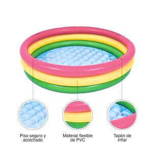 Piscina Infantil Inflable 120x25cm Verano Resistente Ni&ntilde;os