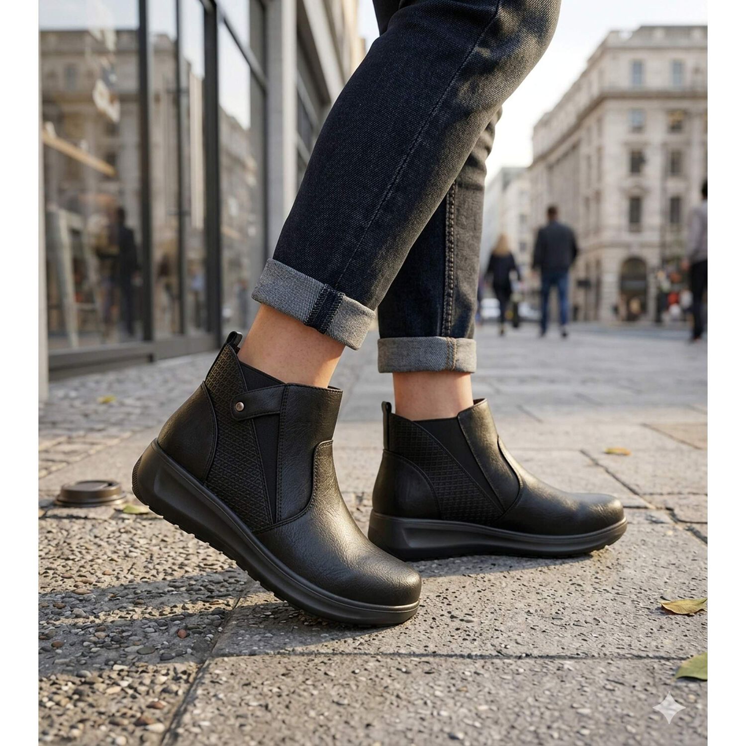 Botin Fresia Negro Passer image number 5.0