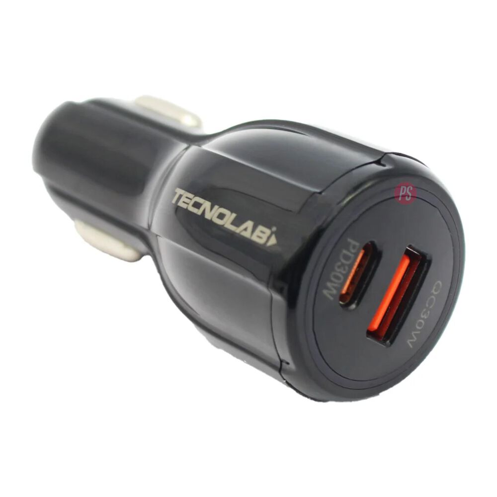 Cargador Auto 60w Usb-a + Tipo C Carga Rapida 12v - Ps image number 1.0