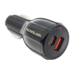 Cargador Auto 60w Usb-a + Tipo C Carga Rapida 12v - Ps