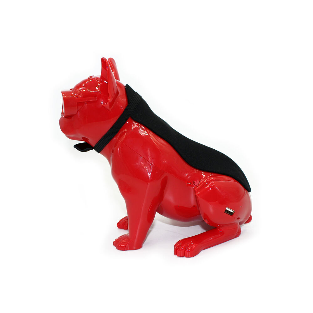 Parlante Bluetooth Bulldog Frances 10w Rojo - Ps image number 2.0