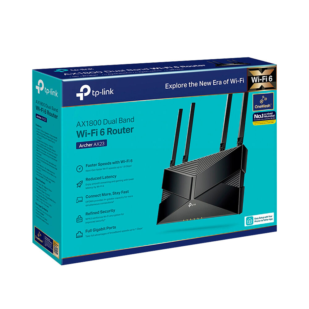 Router Wifi 6 Tp-link Archer Ax23 Ax1800 Dual Band 4 Antenas image number 5.0