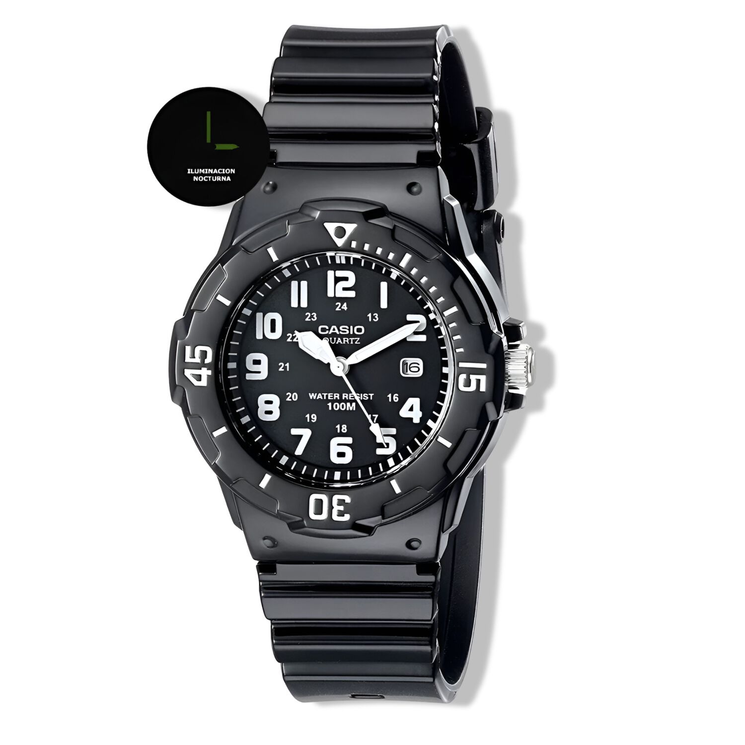 Reloj Casio De Ni&ntilde;a / Mujer Lrw-200h-1bvdf Negro image number 1.0