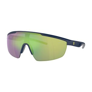 Lentes De Sol Azul Mate Espejados Scuderia Ferrari