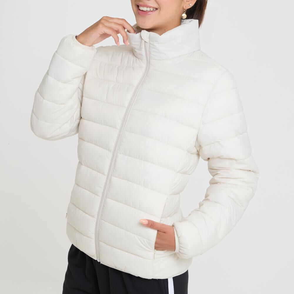 Parka Básica Regular Cuello Alto Mujer Freedom image number 4.0