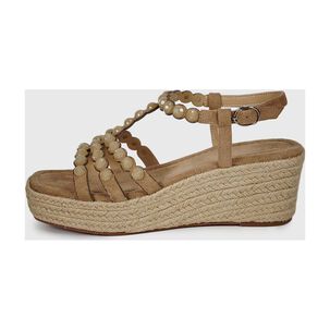 Sandalia Cuero Eunis Beige