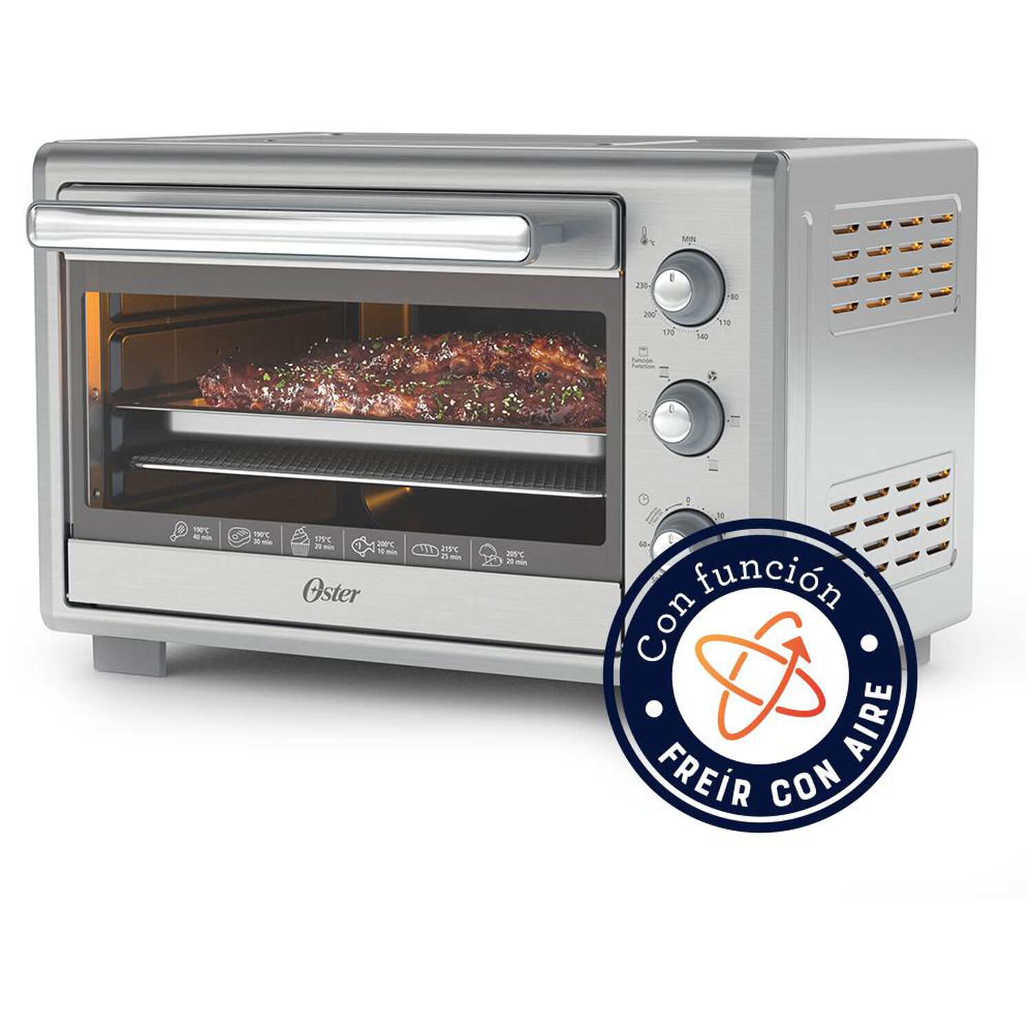 Horno Eléctrico con freidora de aire Oster TSSTTVLS35 / 35 Litros / 1500W