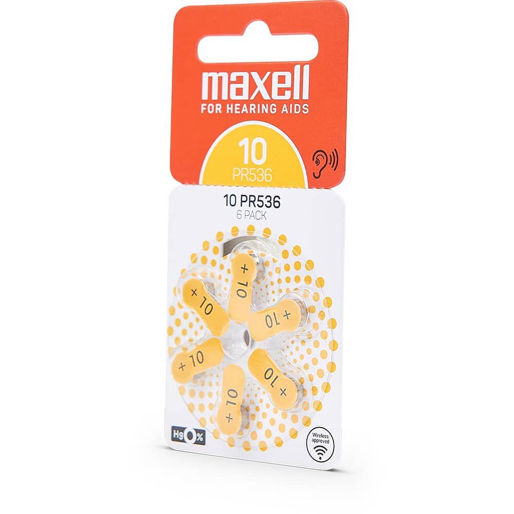 Pilas Para Aud&iacute;fonos Maxell Tama&ntilde;o 10 Auditivas 6un image number 1.0
