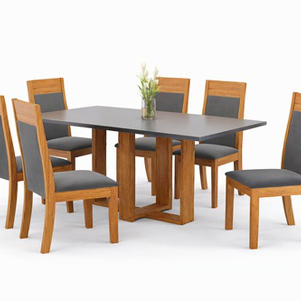 Juego De Comedor 6 Sillas Toscana Gris image number 5.0