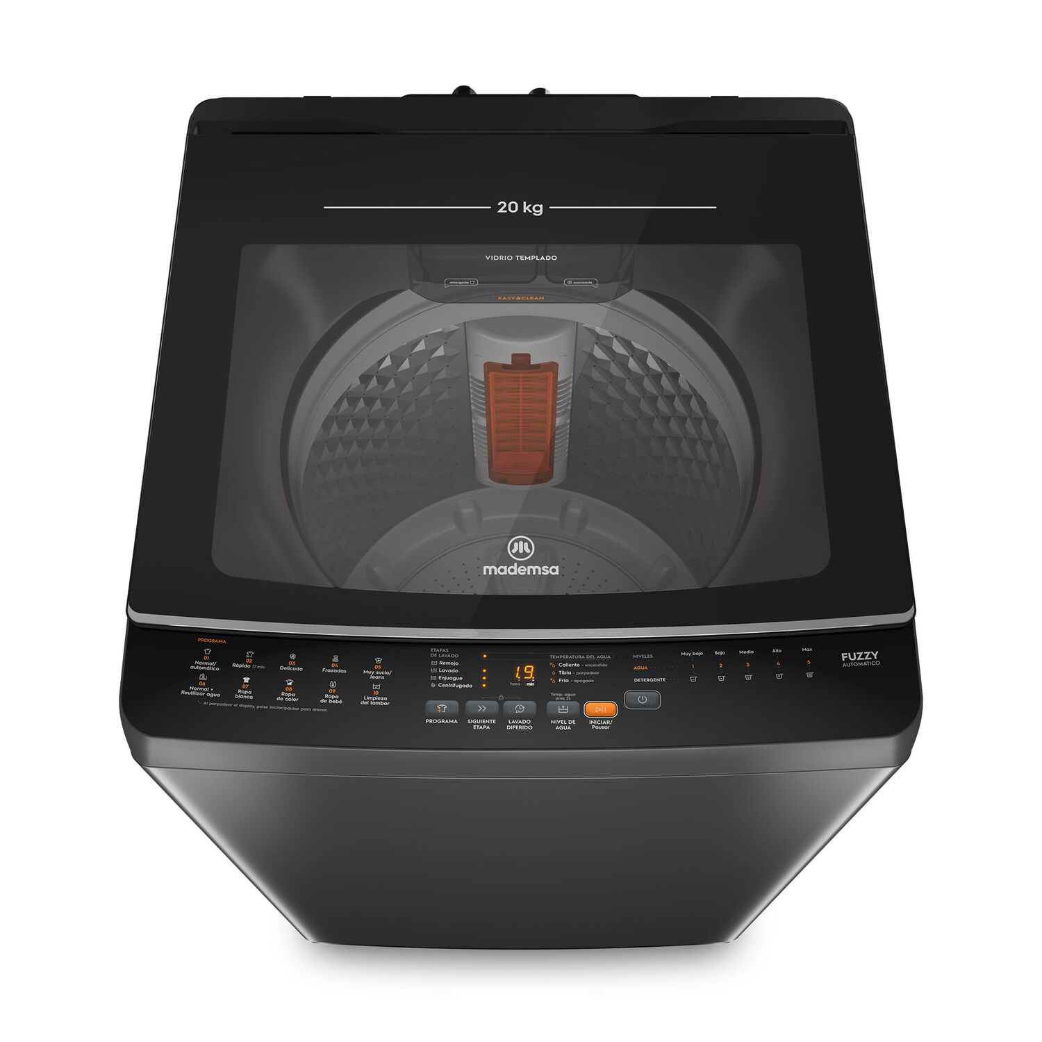 Lavadora Autom&aacute;tica 20kg Carga Superior Mdwmt20o Onix image number 0.0