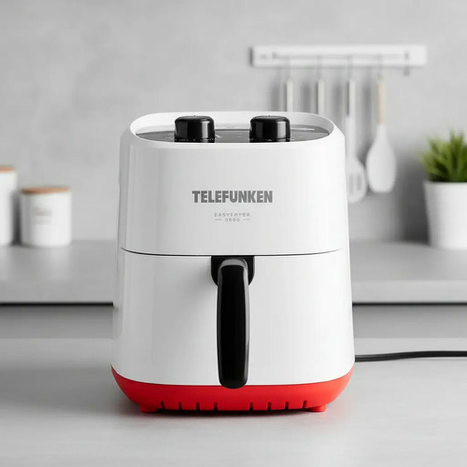Freidora De Aire Telefunken Easyfryer 3600 Blanco Negro image number 0.0
