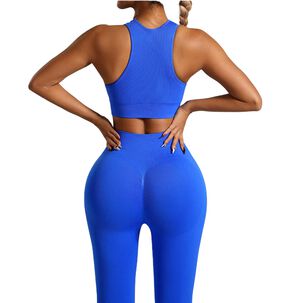 Conjunto Push Up Tiro Alto Sin Manga