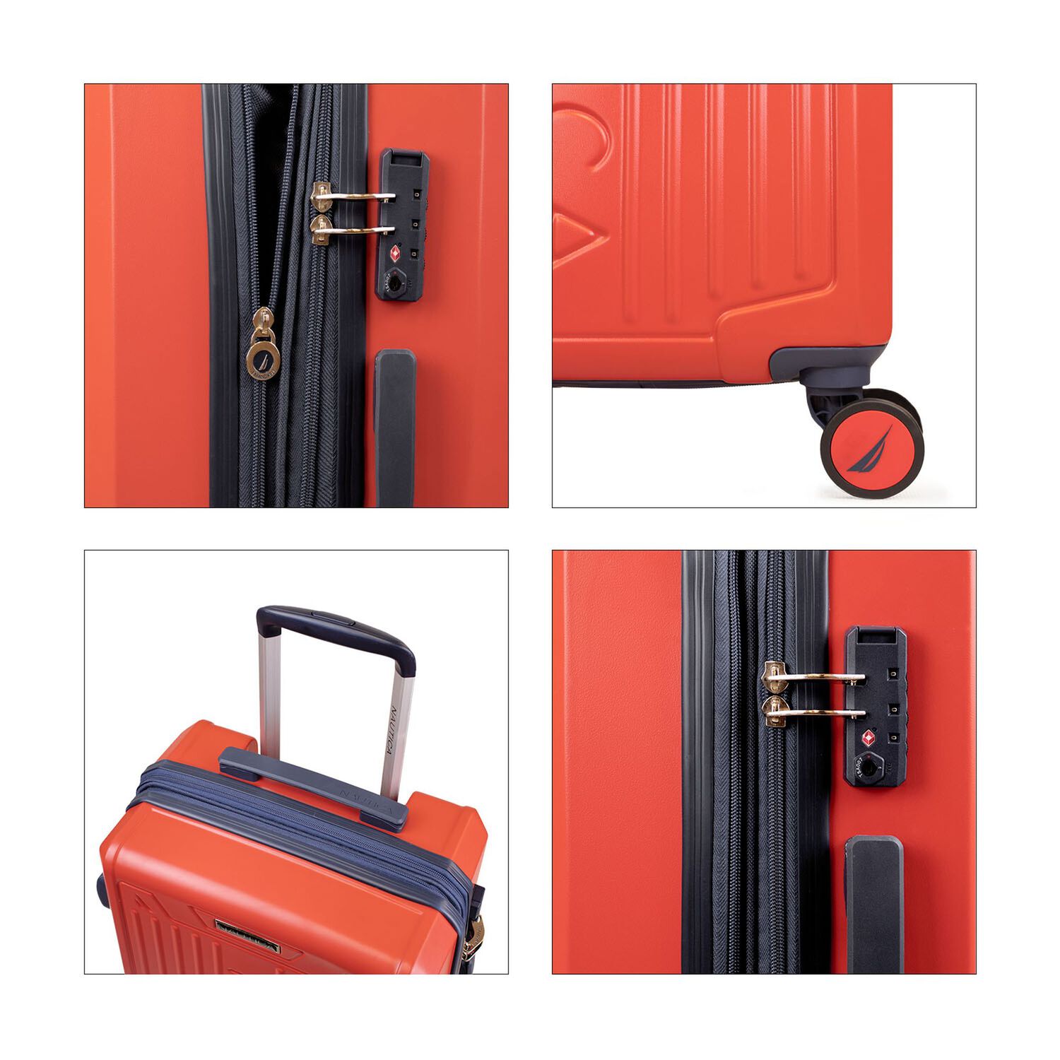 Maleta Mediana Copper Nautica M 20kg Naranja image number 3.0