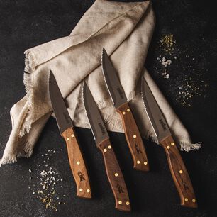 Set 4 Cuchillos 5" Para Asado