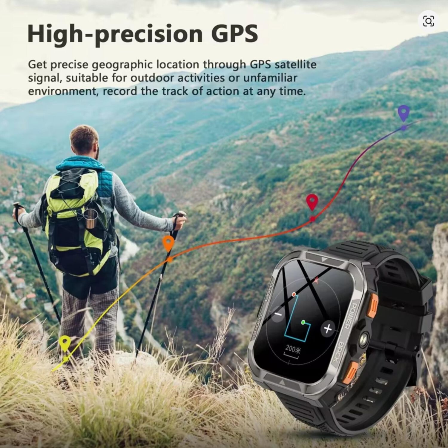 Blackview W80 Pro: Smartwatch Rugerizado, Bater&iacute;a 15 D&iacute;as image number 7.0