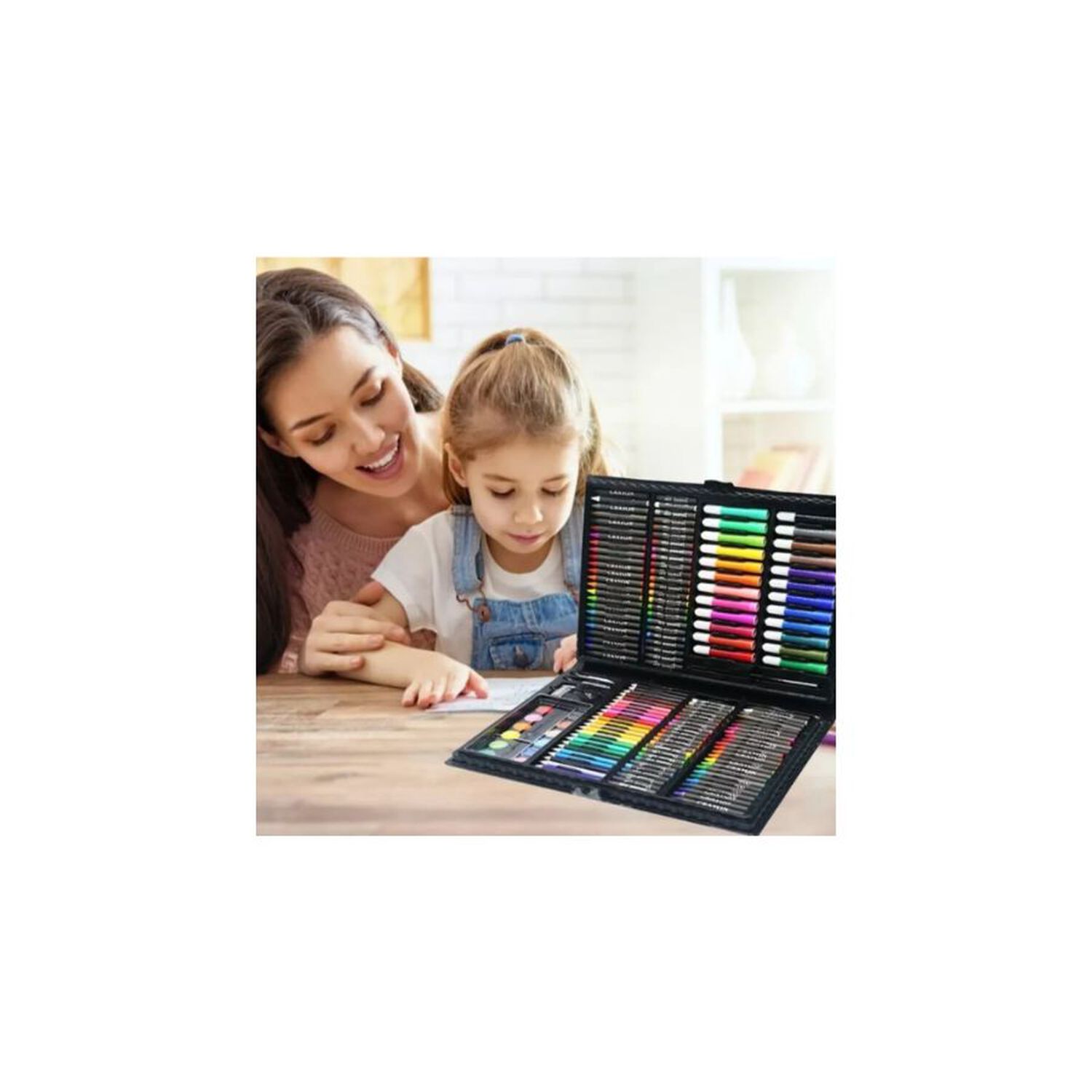 Set De Arte Para Colorear Pintar 168 Piezas Didactico Ni&ntilde;os image number 2.0