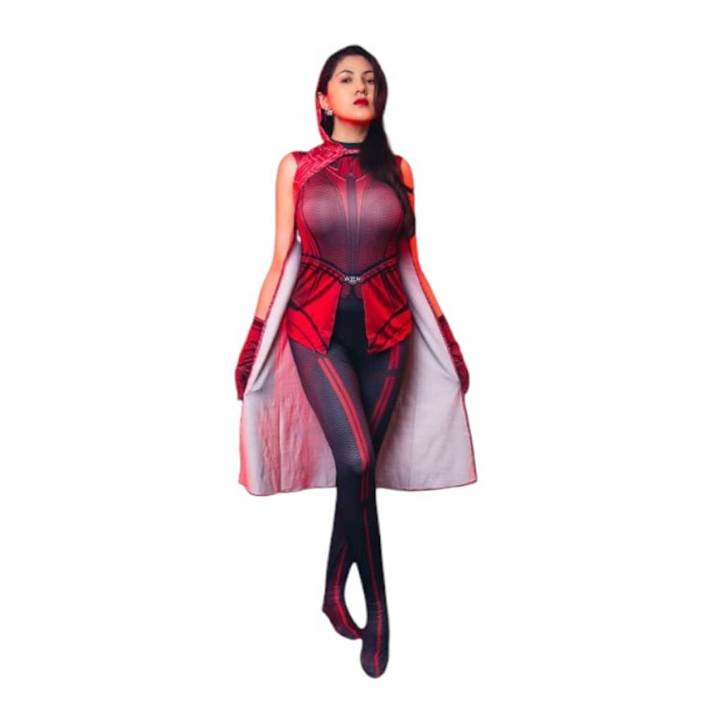 Disfraz Cosplay Bruja Escarlata De Wanda Visi&oacute;n Marvel image number 6.0