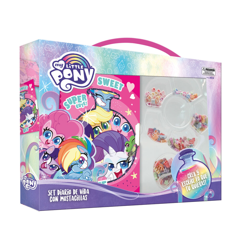 Diario De Vida Y Mostacillas 25x20 Cm Movie My Little Pony image number 1.0