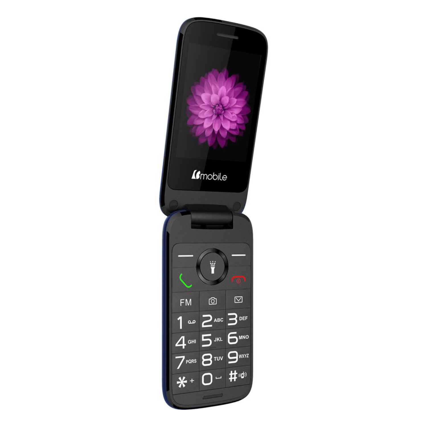 Celular B&aacute;sico Bmobile C41 / 128 MB / Gris / Movistar image number 2.0