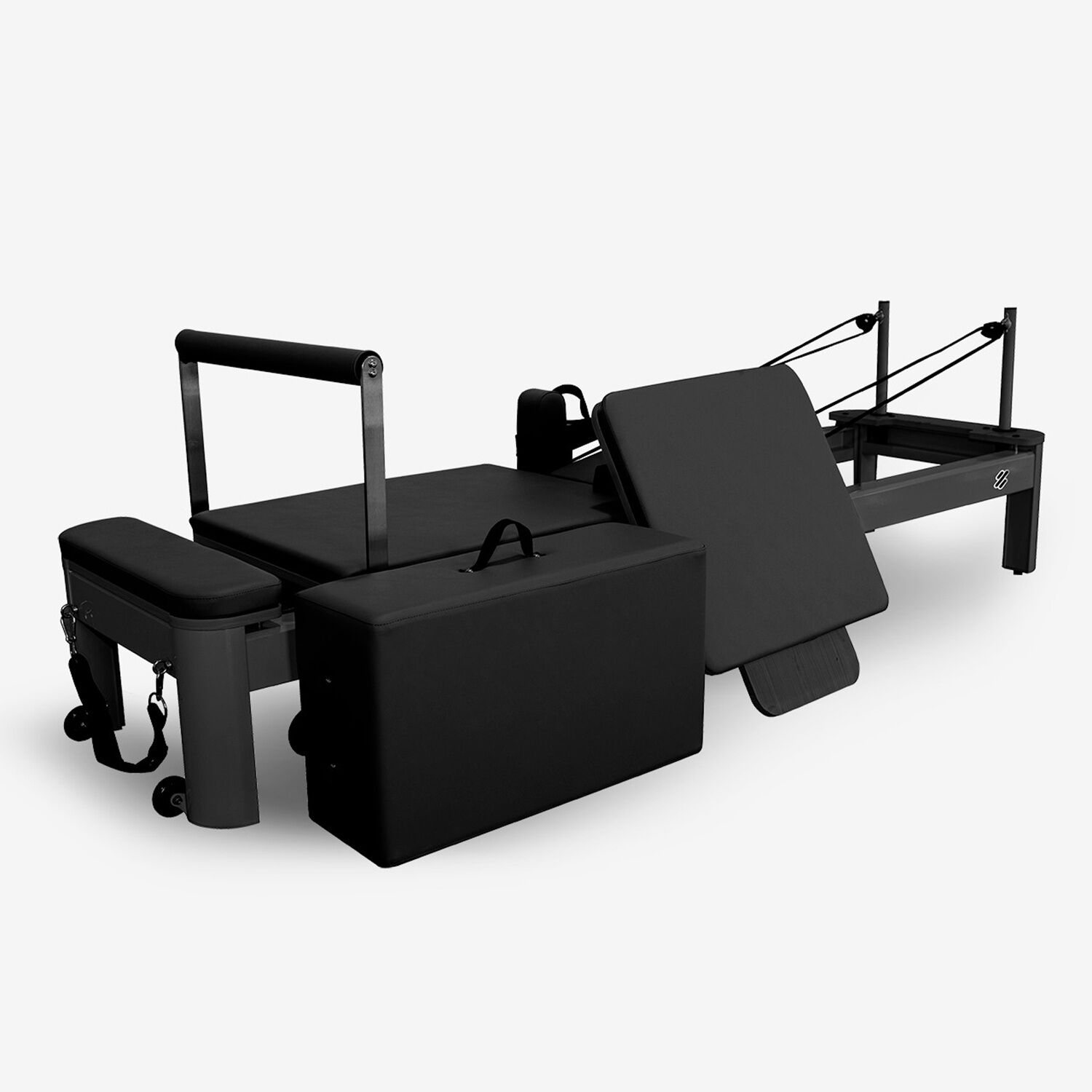 Pilates Reformer Aluminio R700 Elite - Negro image number 7.0