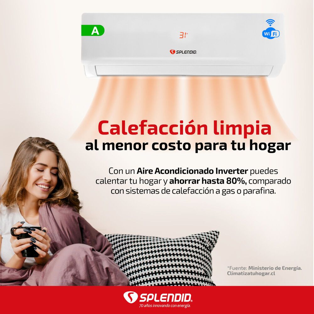Aire Acondicionado 9000 Btu Inverter Splendid image number 7.0
