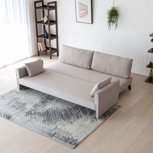 Sofá Cama Bremen Beige 3 Cuerpos