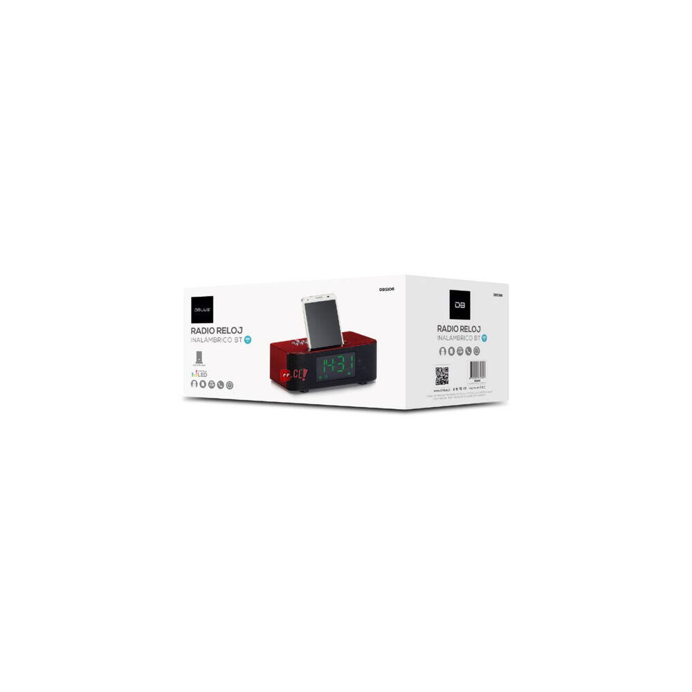 Radio Reloj Con Alarma Y Parlante Bluetooth - Ps image number 1.0