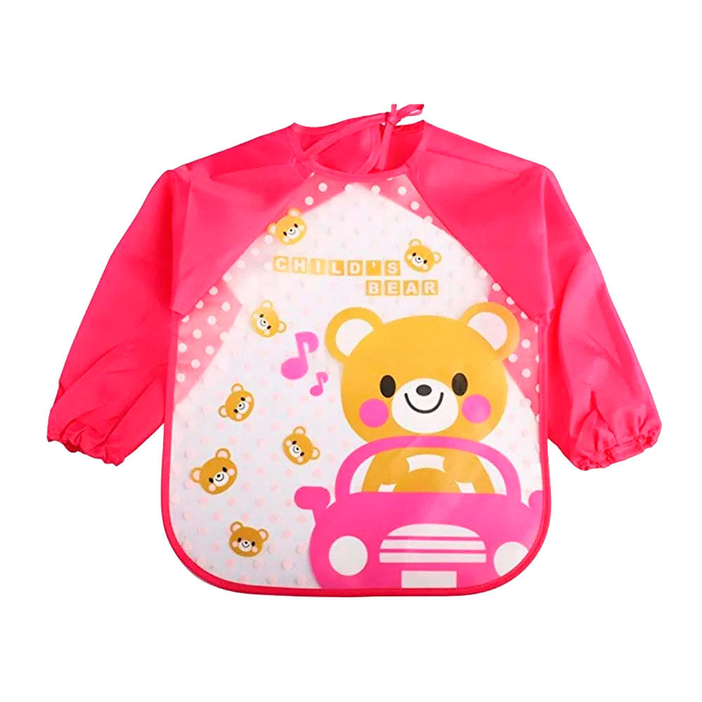 Pechera Babero Impermeable Bebe Ni&ntilde;o Ajustable Con Mangas image number 0.0