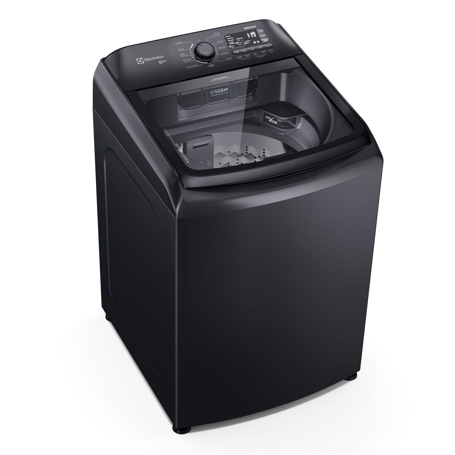 Lavadora Autom&aacute;tica 21kg Carga Superior Expert Leb21 Negra image number 6.0