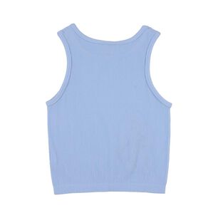 Polera Crop Sin Costuras Sin Mangas Cuello Redondo Mujer Freedom
