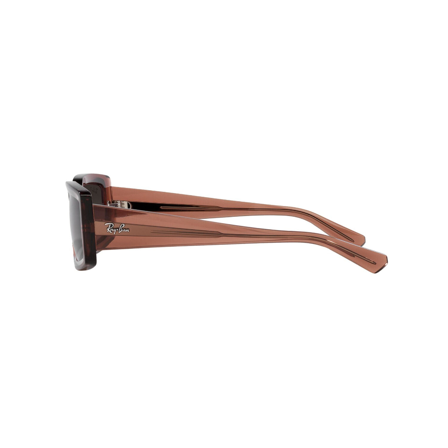 Lentes De Sol Kiliane Transparent Brown Polarizados Bio-based Sustentable Ray-ban image number 3.0
