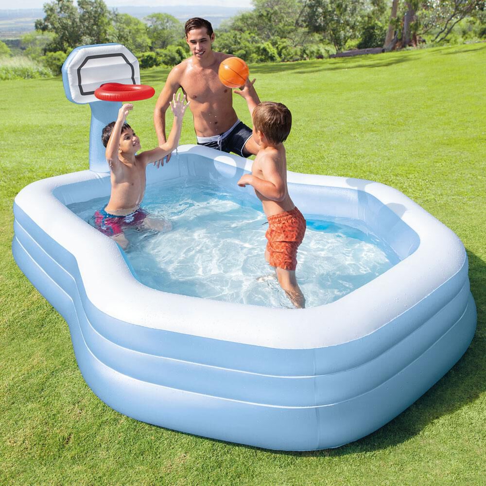 Piscina Inflable Familiar Shootin Hoops Intex / 682 Litros image number 1.0