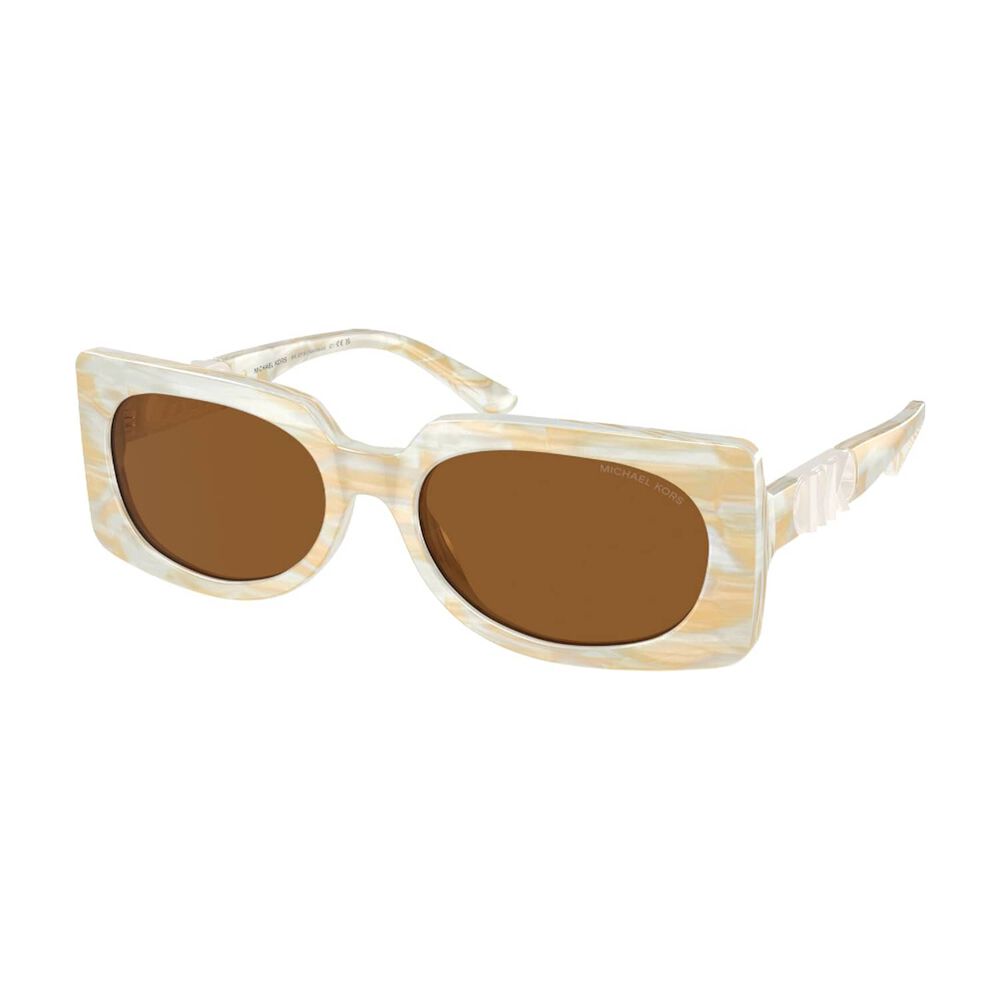 Lentes De Sol Bordeaux Beige Rayado Michael Kors image number 1.0