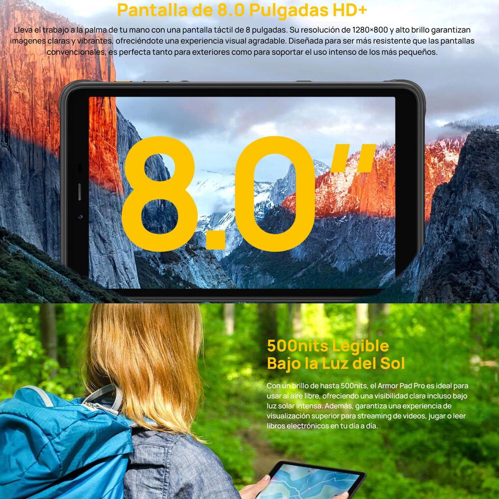 Ulefone Armor Pad Pro: Tablet De 8 Pulgadas Resistente Ip68 image number 5.0