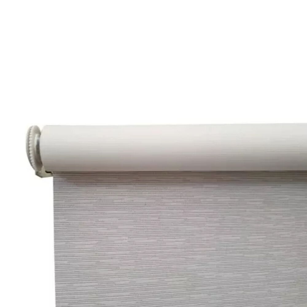 Cortina Roller Blackout Gris Diseño Jaspeado 120x120 Cm image number 3.0
