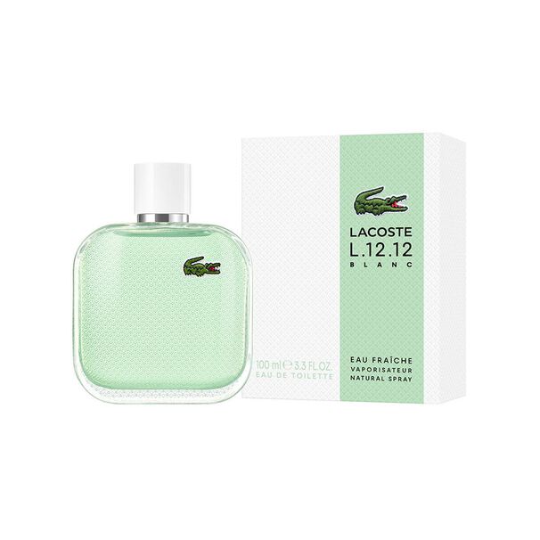 Perfume Hombre L.12.12 Blanc Eau Fraiche Lacoste / 100 Ml / Eau De Toilette