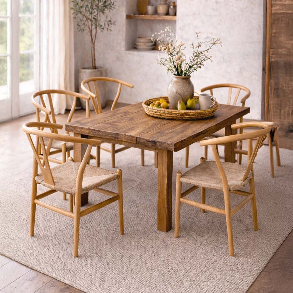 Silla De Comedor Wishbone Natural image number 1.0